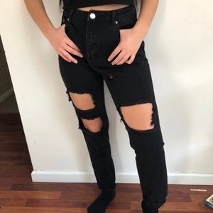 Black mom jeans